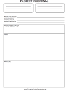 Project Proposal Form