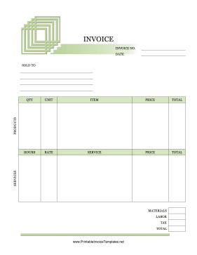 Business Invoice template