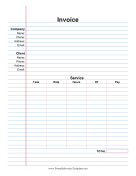 Notepaper Invoice Service