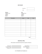 Service Invoice With Remittance Slip