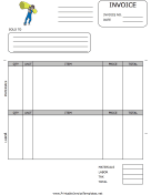 Carpet Installation Invoice