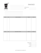 Coffee Invoice template