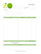 You Pick Orchard Invoice template