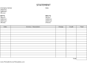 Billing Statement